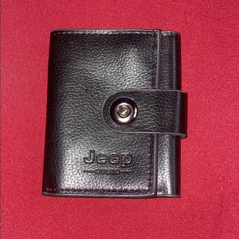 Brand new Jeep Black Leather Wallet